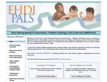 Tablet Screenshot of ehdi-pals.org